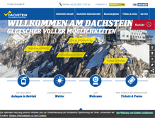 Tablet Screenshot of derdachstein.at